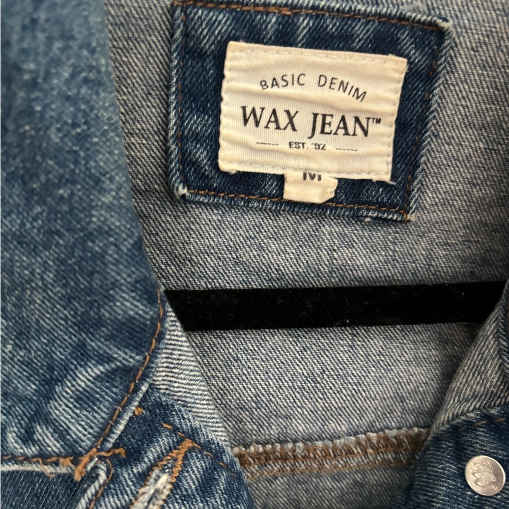 Distressed Blue Denim Jacket - Picture 2 of 3
